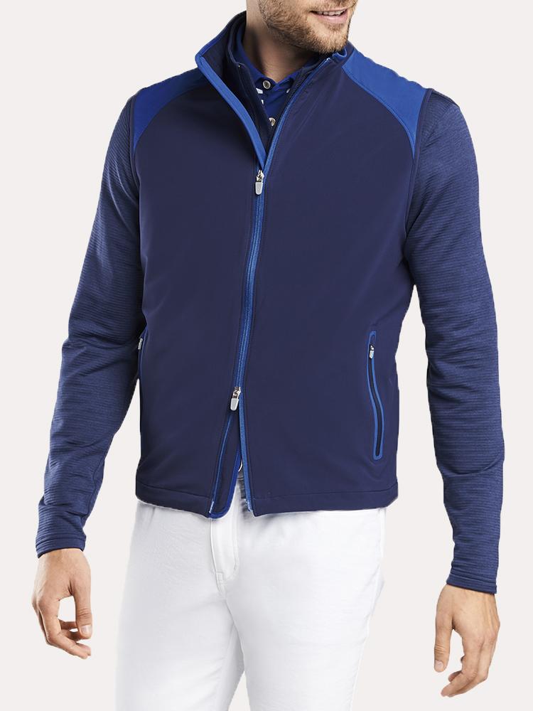  Peter Millar Zepher Light Woven Full Zip Vest
