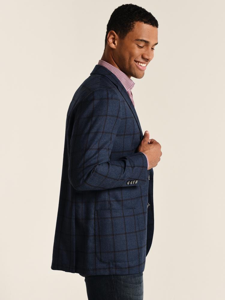  Peter Millar Wool Plaid Soft Jacket