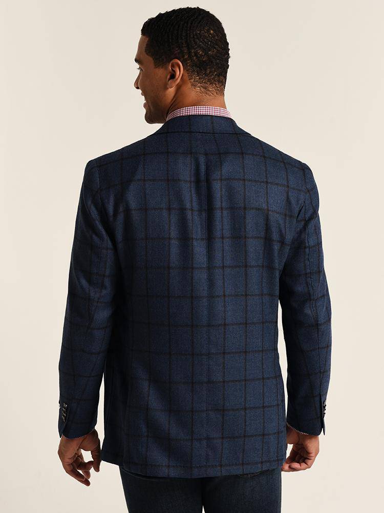  Peter Millar Wool Plaid Soft Jacket