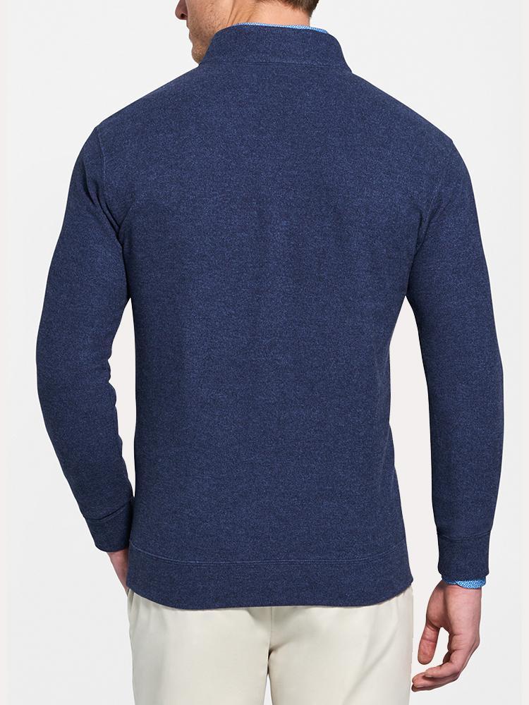  Peter Millar Tri-Blend Melange Quarter Zip
