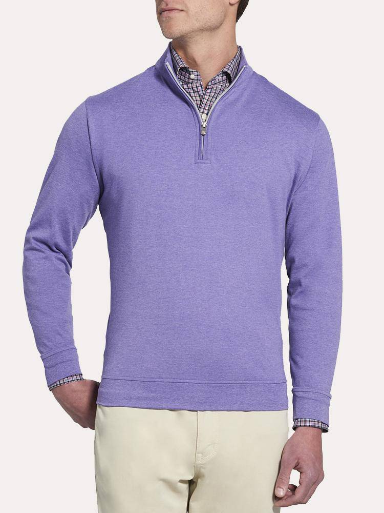  Peter Millar Crown Comfort Interlock 1/4 Zip