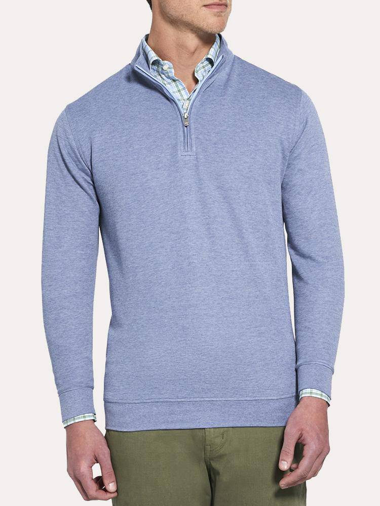  Peter Millar Crown Comfort Interlock 1/4 Zip