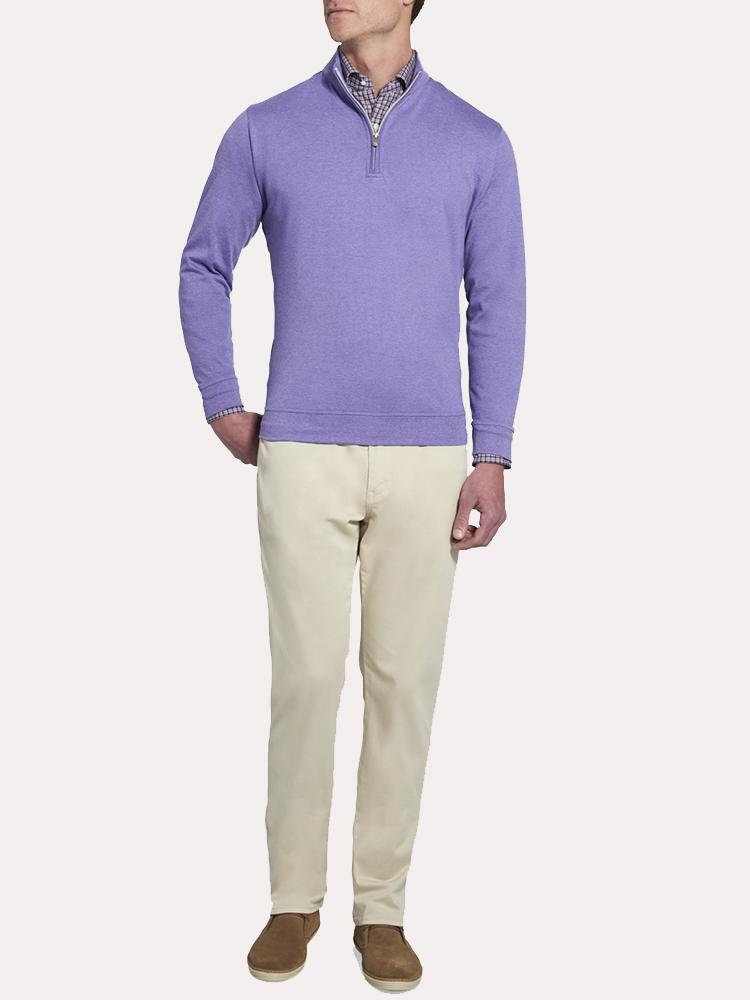  Peter Millar Crown Comfort Interlock 1/4 Zip