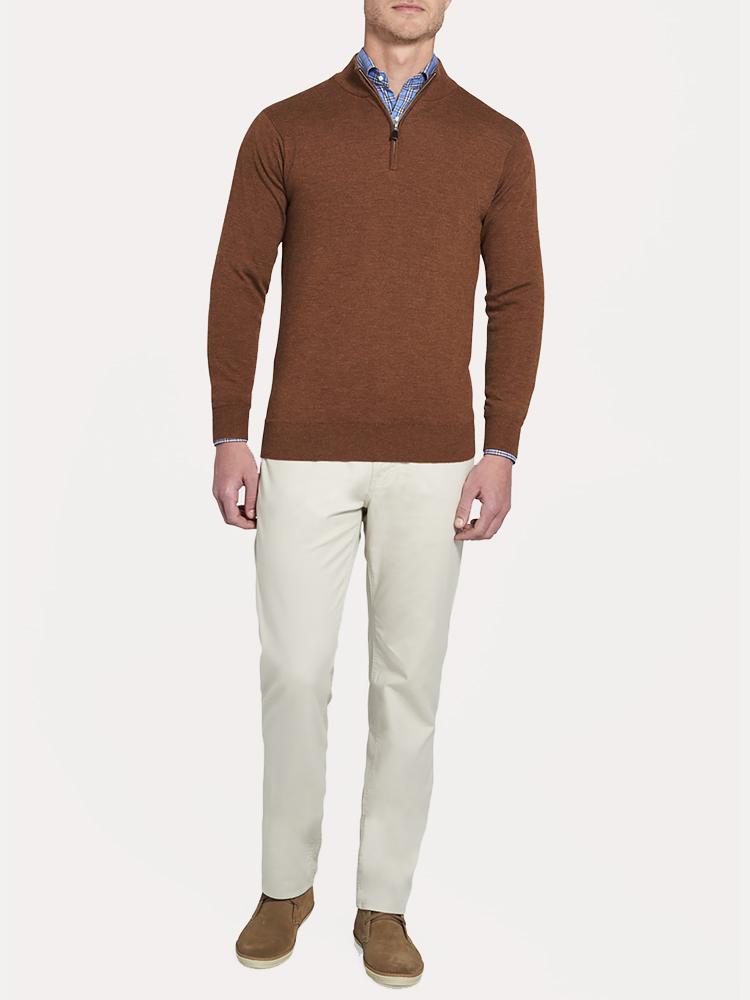  Peter Millar Men's Crown Comfort Cashmere Quarter-Zip Sweater