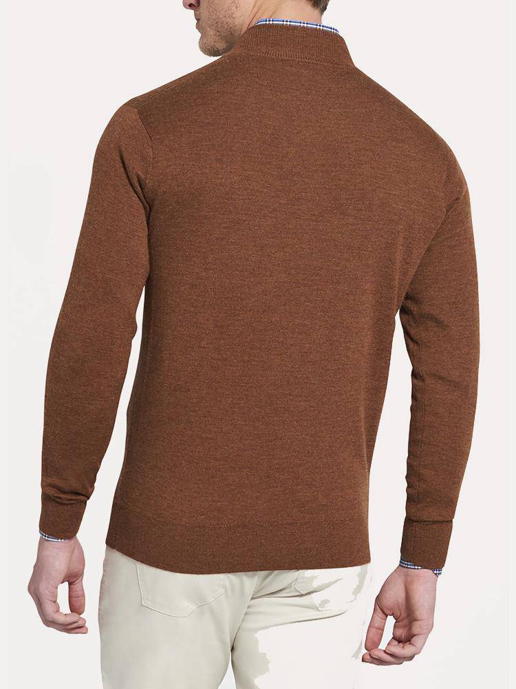  Peter Millar Men's Crown Comfort Cashmere Quarter-Zip Sweater