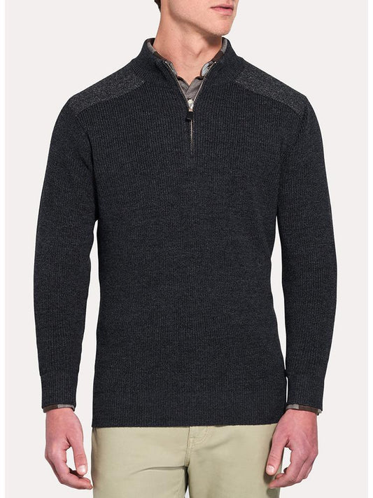  Peter Millar Mountainside 1/4 Zip With Shoulder Detail