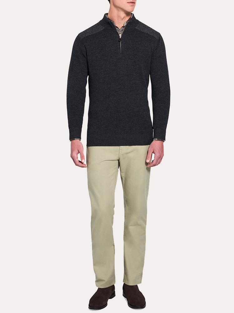  Peter Millar Mountainside 1/4 Zip With Shoulder Detail