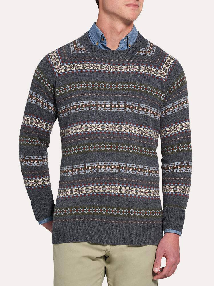  Peter Millar Mountainside Fair Isle Crew