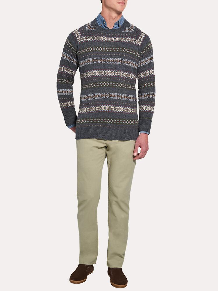  Peter Millar Mountainside Fair Isle Crew