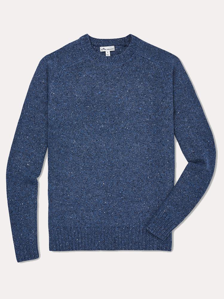  Peter Millar Crown Vintage Saddle Shoulder Crew
