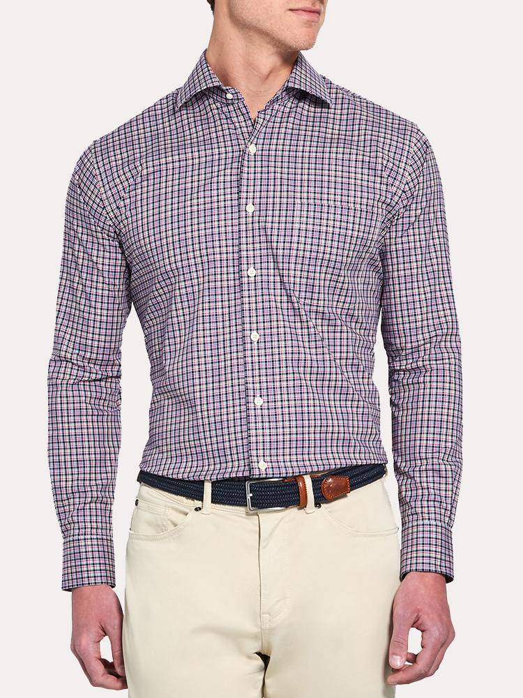  Peter Millar Corwn Ease Triberg Multi Check Shirt