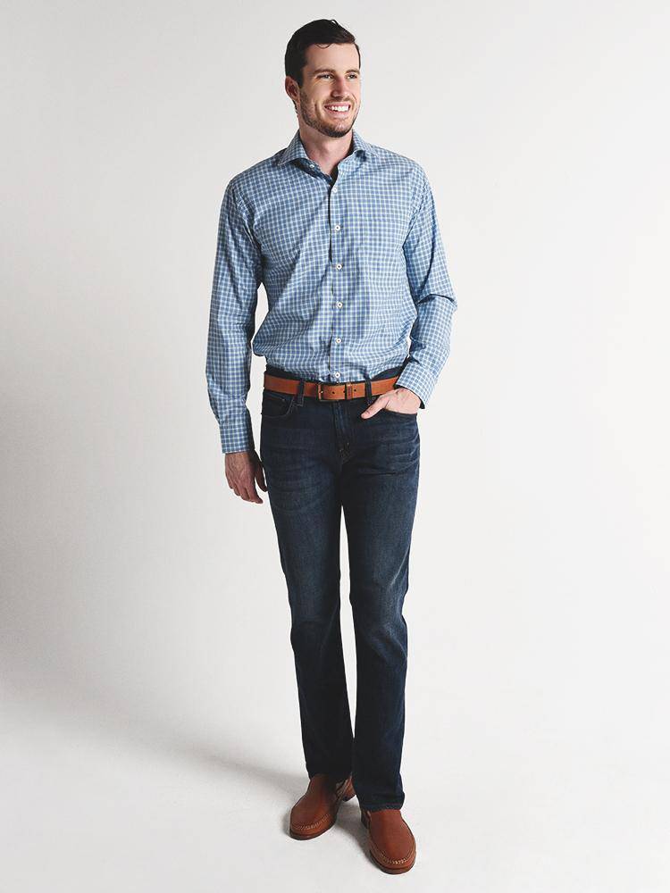  Peter Millar Crown Finish Grimsey Check Shirt