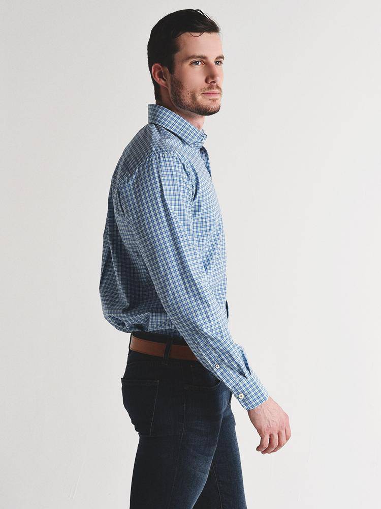  Peter Millar Crown Finish Grimsey Check Shirt