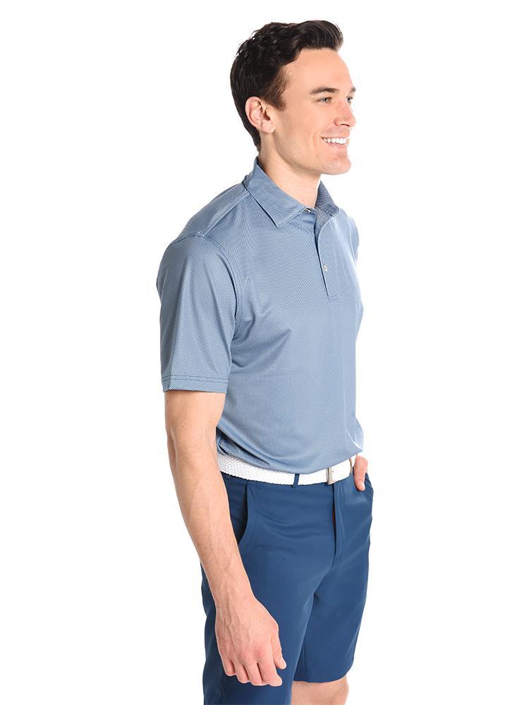  Peter Millar Men's International Printed Birdseye Stretch Jersey Polo