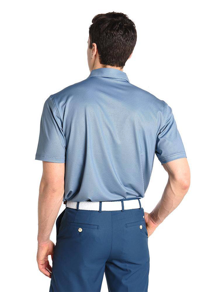  Peter Millar Men's International Printed Birdseye Stretch Jersey Polo