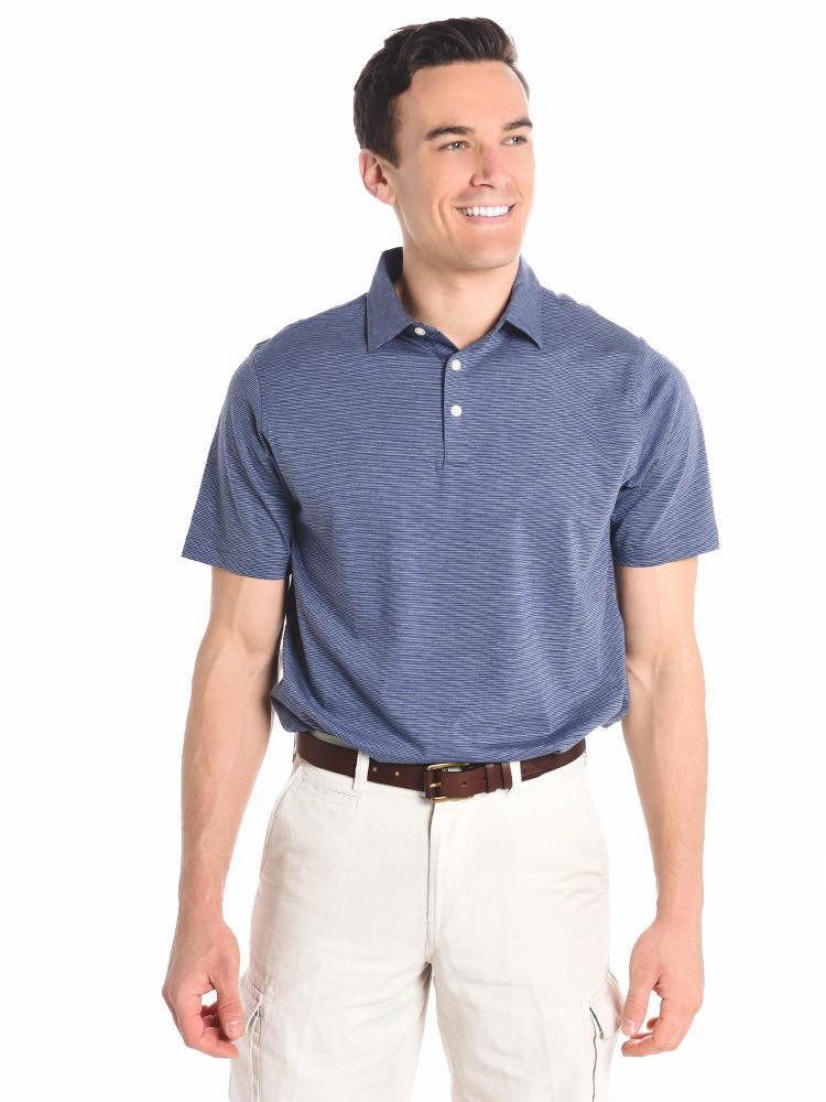  Peter Millar Men's Crown Soft Stripe Polo