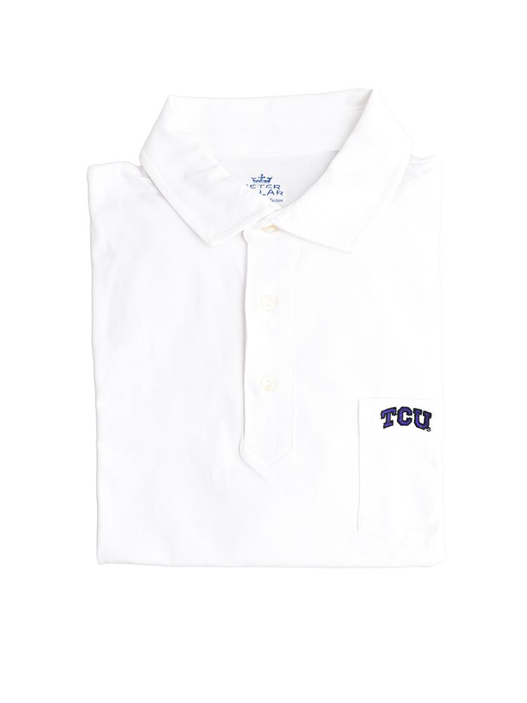  Peter Millar Men's Seaside Washed Polo With Pocket