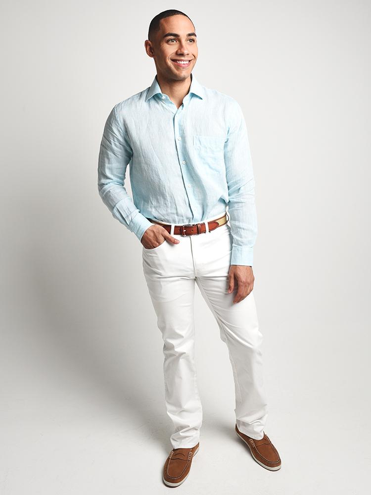  Peter Millar Sateen Stretch Five Pocket Pant