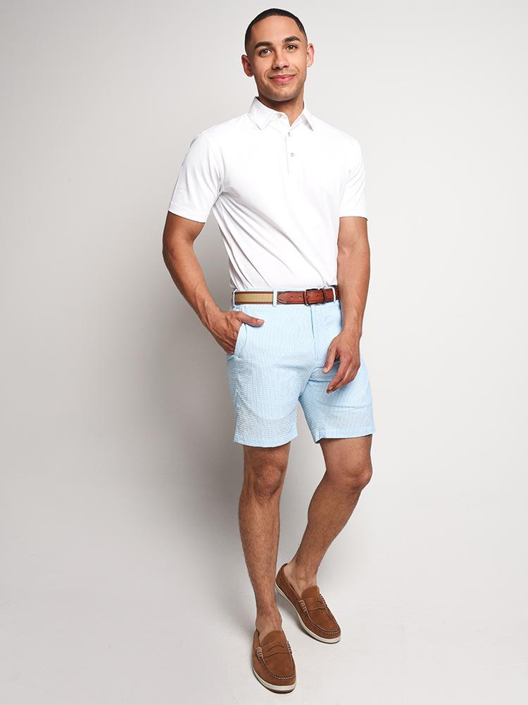  Peter Millar Apex Seersucker Pin Strap Short