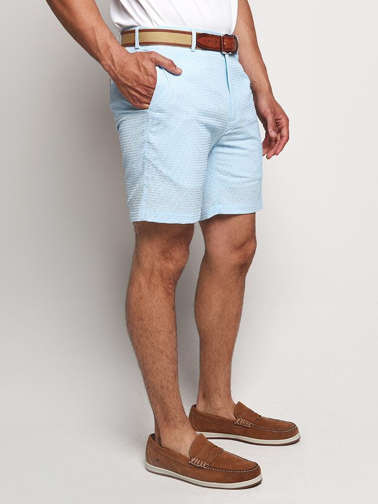  Peter Millar Apex Seersucker Pin Strap Short