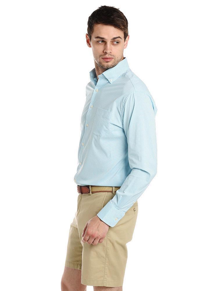  Peter Millar Mimi Performace Check Woven Shirt