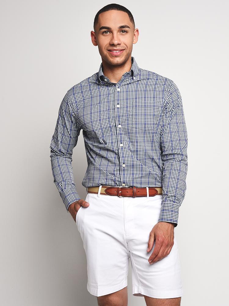  Peter Millar Men's Collier Performance Plaid Woven