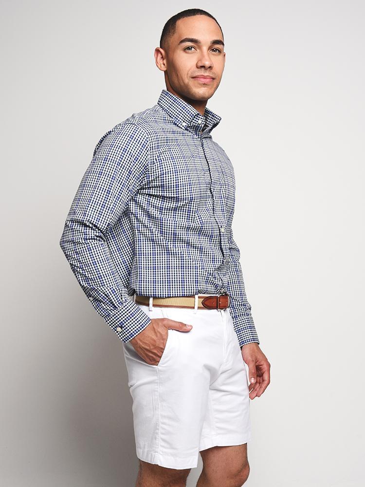  Peter Millar Men's Collier Performance Plaid Woven