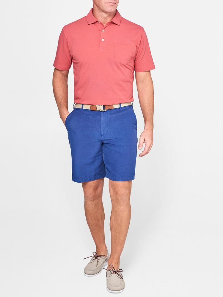  Peter Millar Men's Solid Seaside Wash Polo