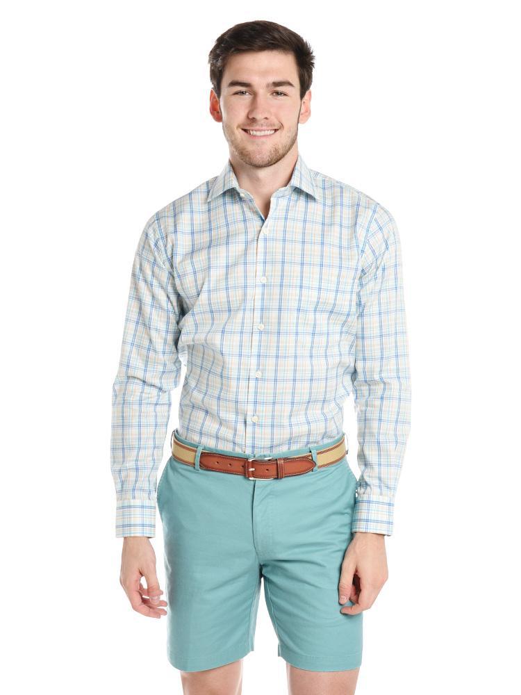  Peter Millar Men's Crown Ease Palazzo Plaid Sport Shirt