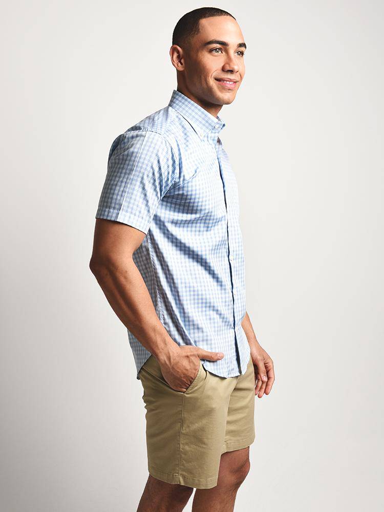  Peter Millar Crown Soft Carlsplaid Sport Shirt