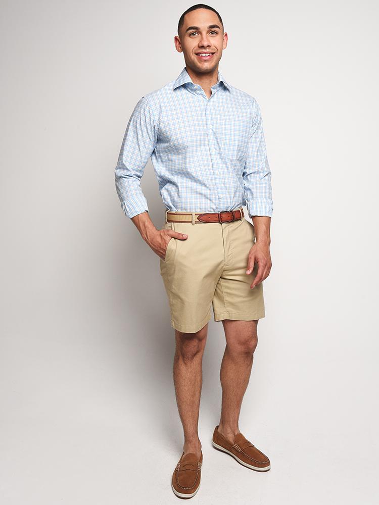  Peter Millar Crown Finish Seabird Plaid Shirt
