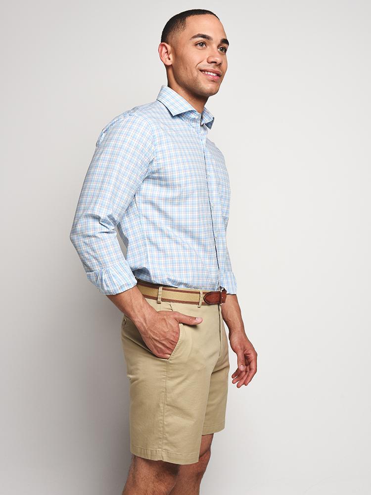  Peter Millar Crown Finish Seabird Plaid Shirt