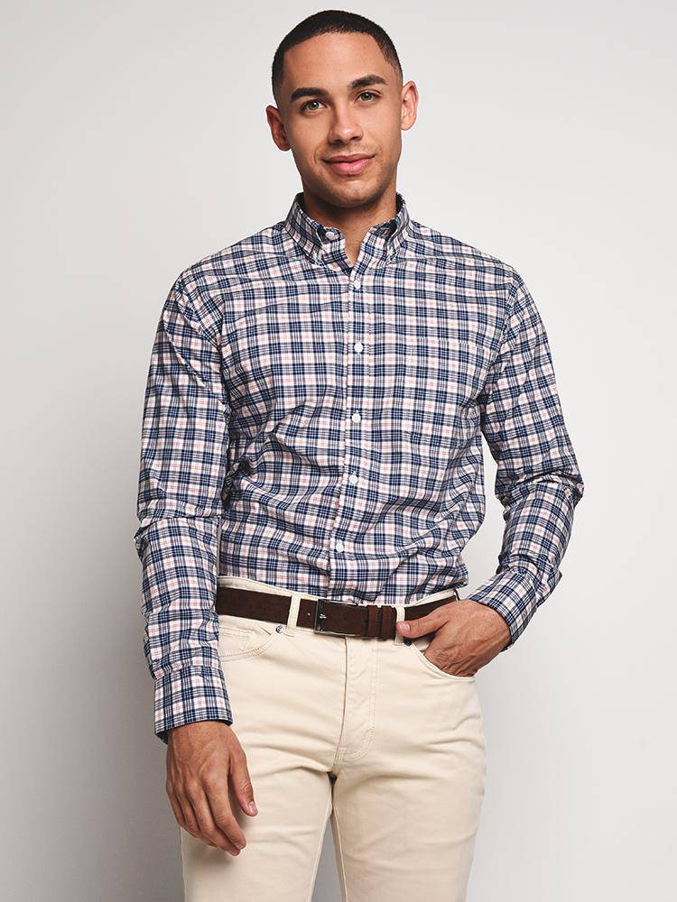  Peter Millar Crown Vintage Americana Plaid Shirt