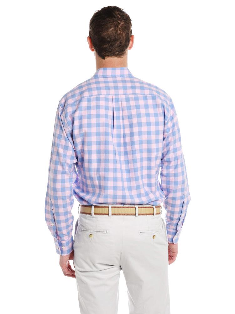  Peter Millar Men's Seaglass Gingham Sport Shirt