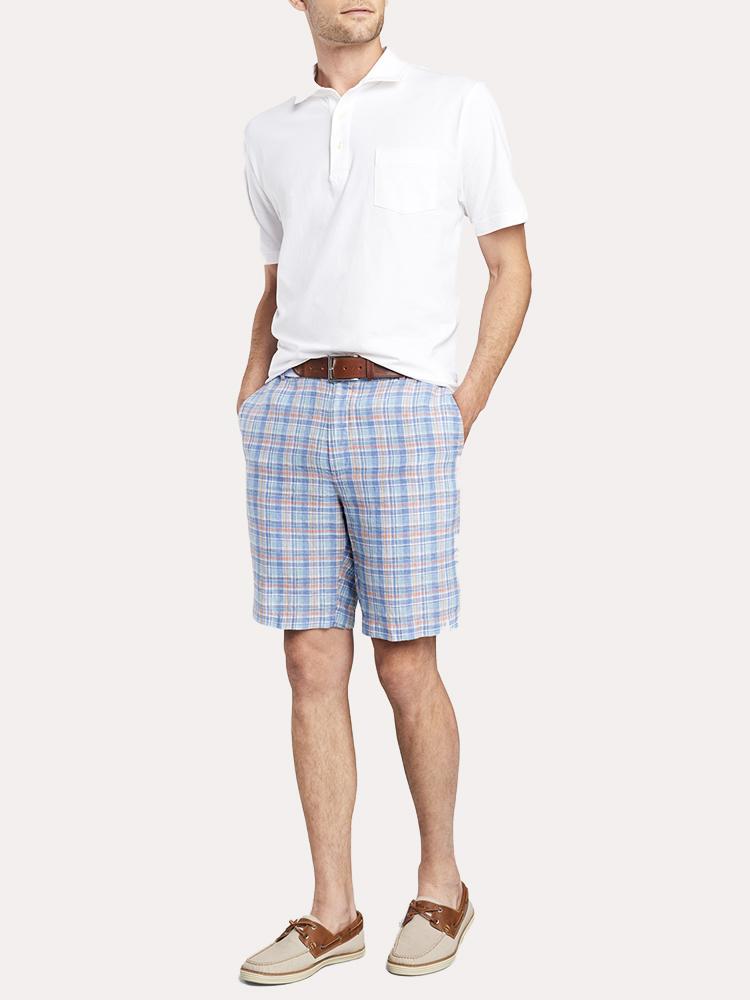  Peter Millar Seaside Madras Shorts