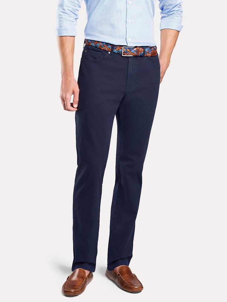  Peter Millar Crown Vintage Canvas Five Pocket Pants