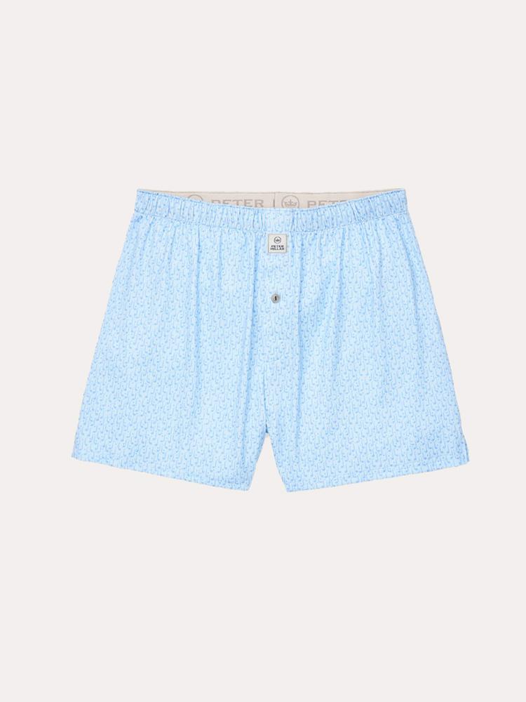  Peter Millar Men's Capital Printed Clubs Jersey Boxer