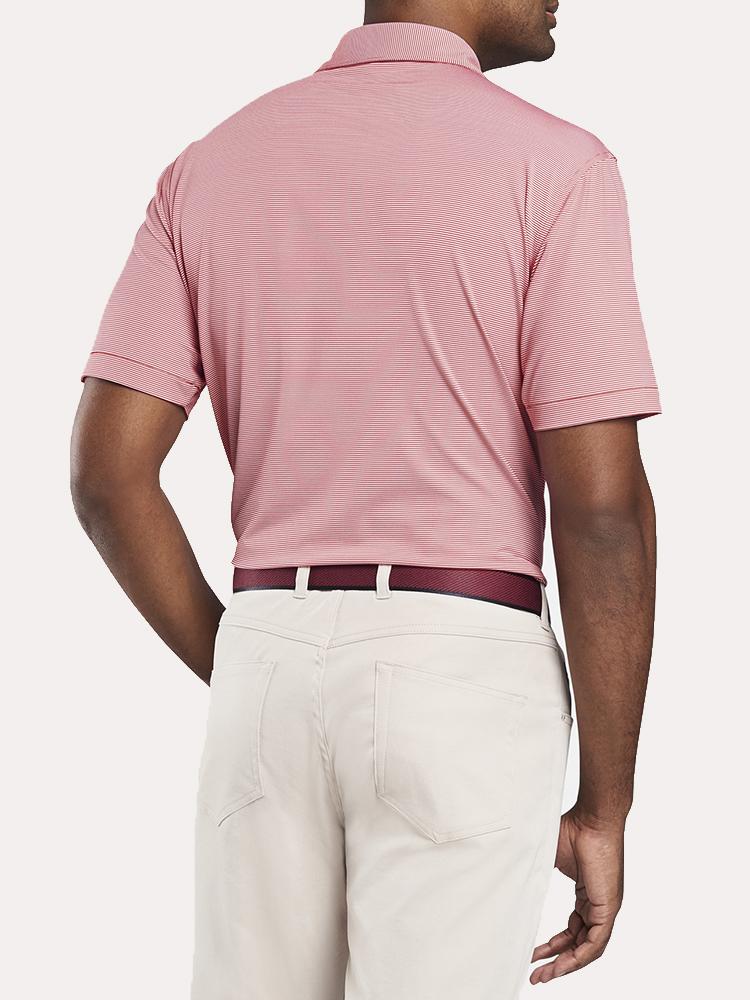  Peter Millar Men's Jubilee Stripe Stretch Jersey Polo