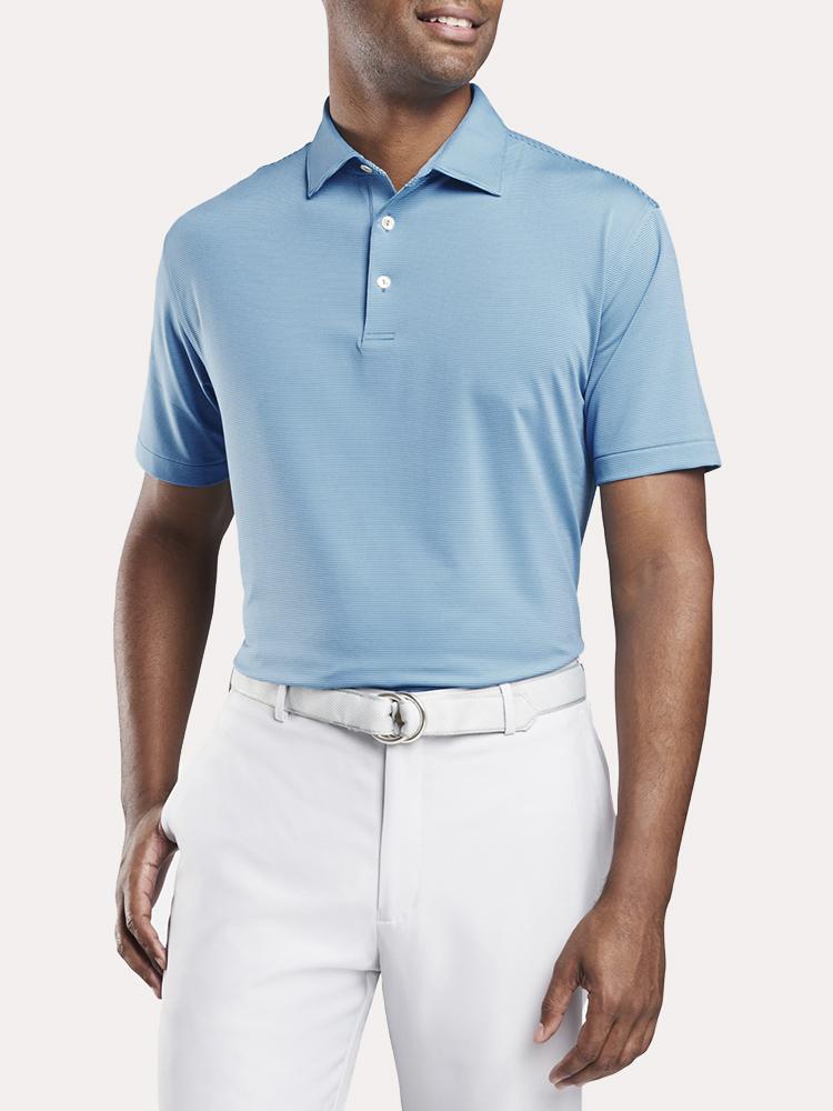  Peter Millar Men's Jubilee Stripe Stretch Jersey Polo