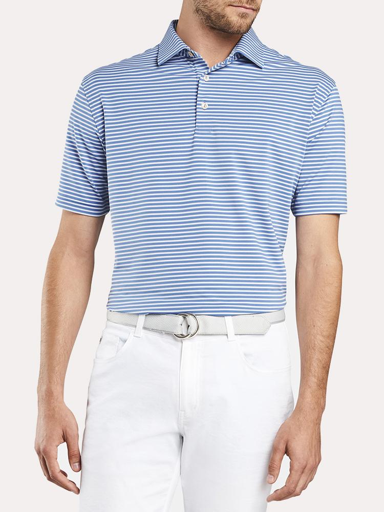  Peter Millar Men's Joyce Stripe Performance Polo