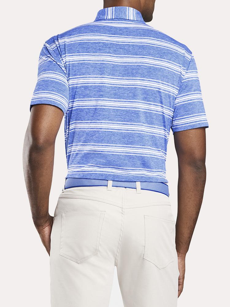  Peter Millar Pit Stripe Performance Polo