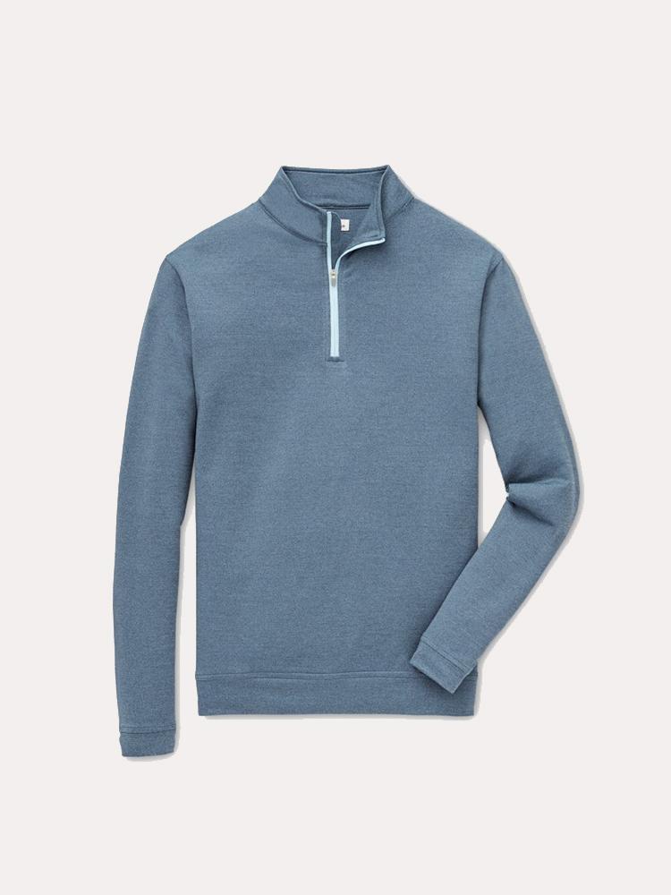  Peter Millar Men's Perth Stretch Melange Quarter-Zip