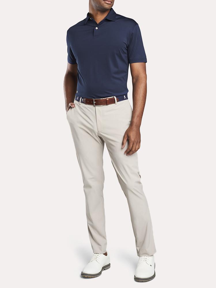  Peter Millar Men's Crown Crafted Solid Stretch Jersey Polo