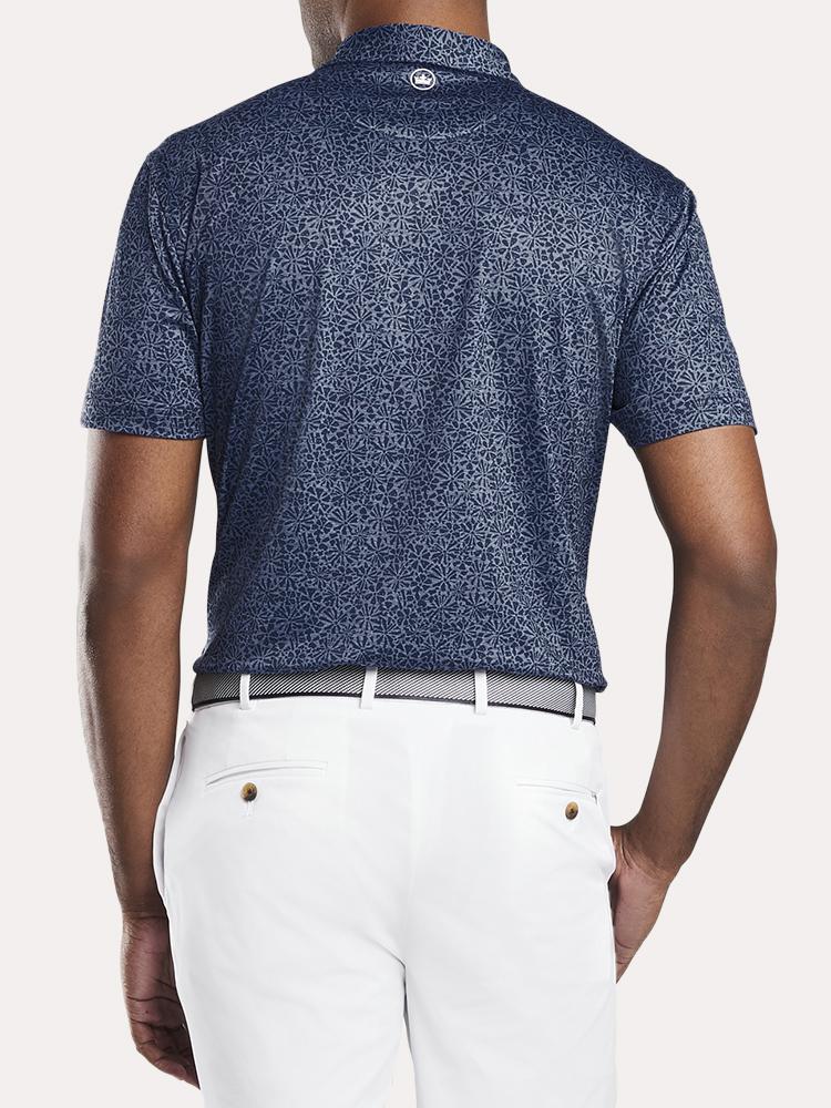 Peter Millar Men's Crown Crafted Dizzy Printed Floral Performance Polo