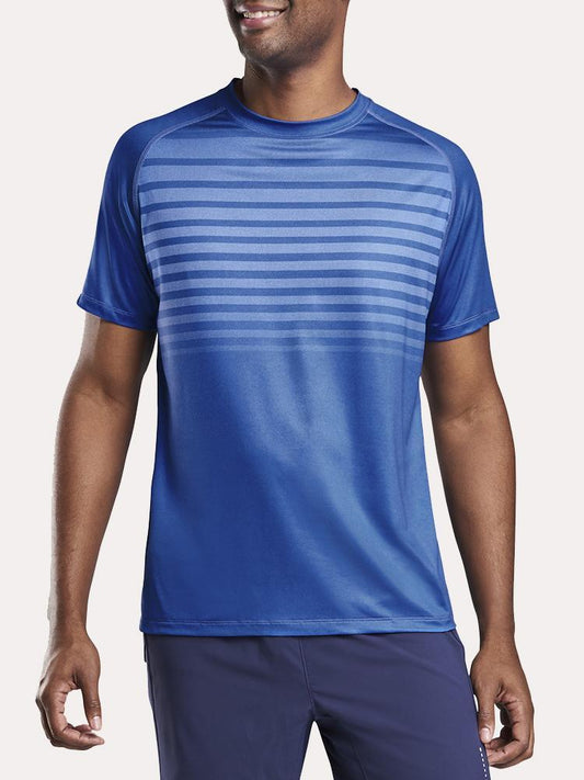  Peter Millar Men's Rio Technical Stripe T-Shirt