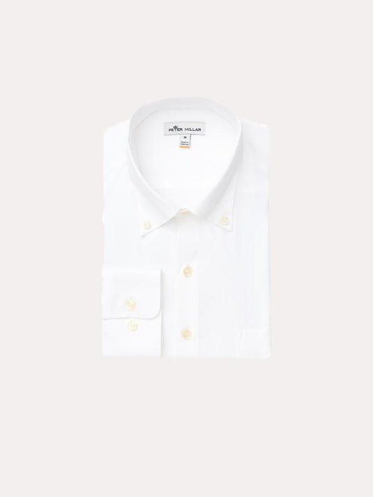  Peter Millar Men's Rivers Natural Touch Performance Sport Shirt