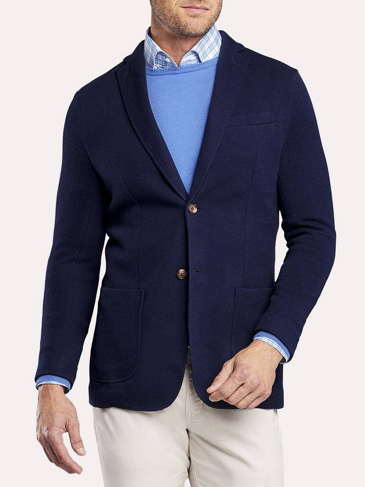  Peter Millar Men's Spring Knit Blazer