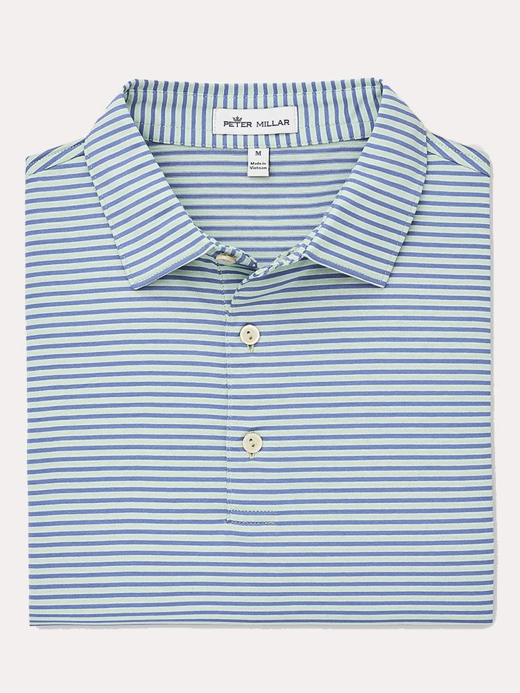  Peter Millar Men's Crown Ease Summit Park Stripe Polo