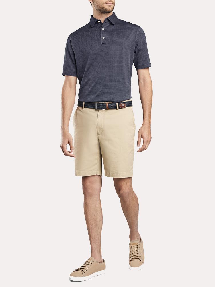  Peter Millar Darien Pindot Jacquard Cotton Lisle Polo