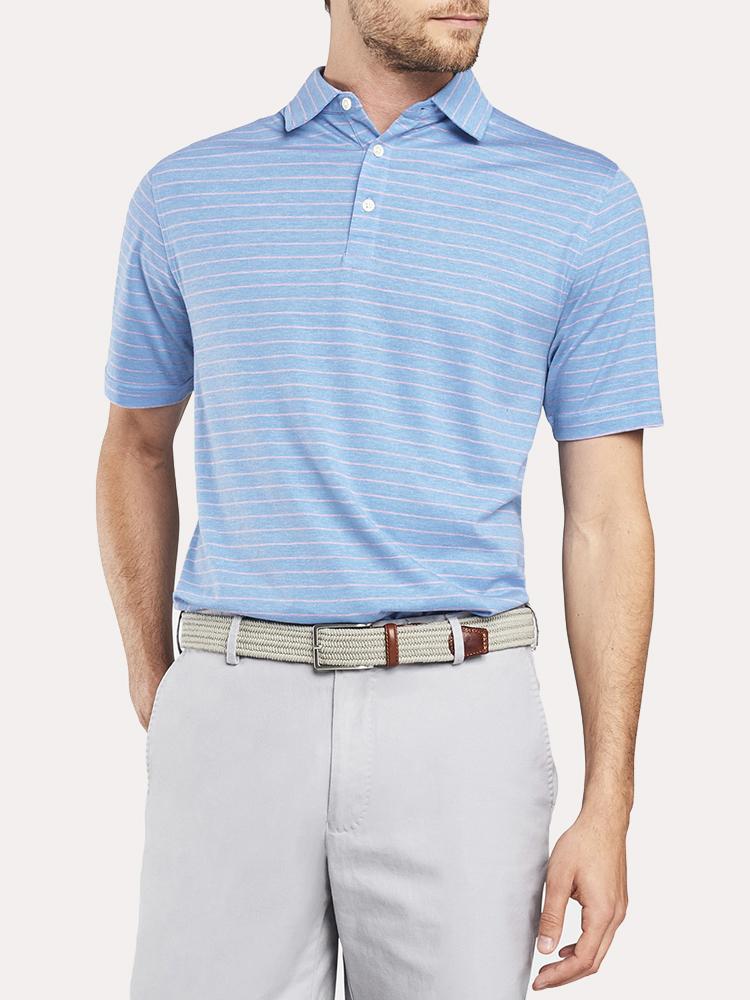  Peter Millar Crown Cool Striped Polo